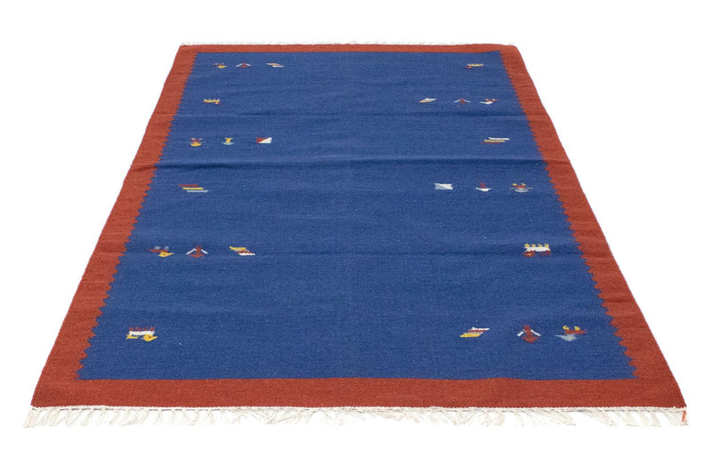 Kelim tapijt - Trendy - 180 x 120 cm - blauw