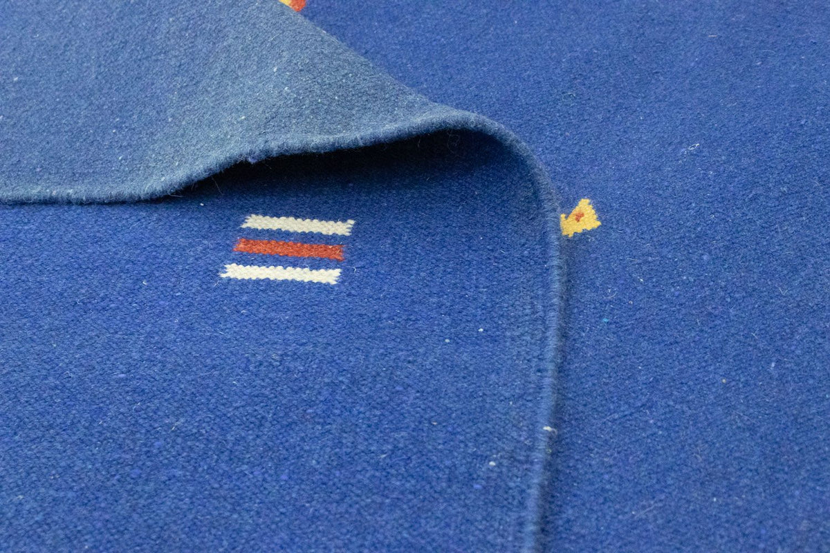 Kelim tapijt - Trendy - 300 x 200 cm - blauw