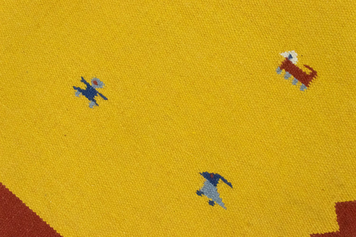 Kelim tapijt - Trendy - 180 x 120 cm - geel