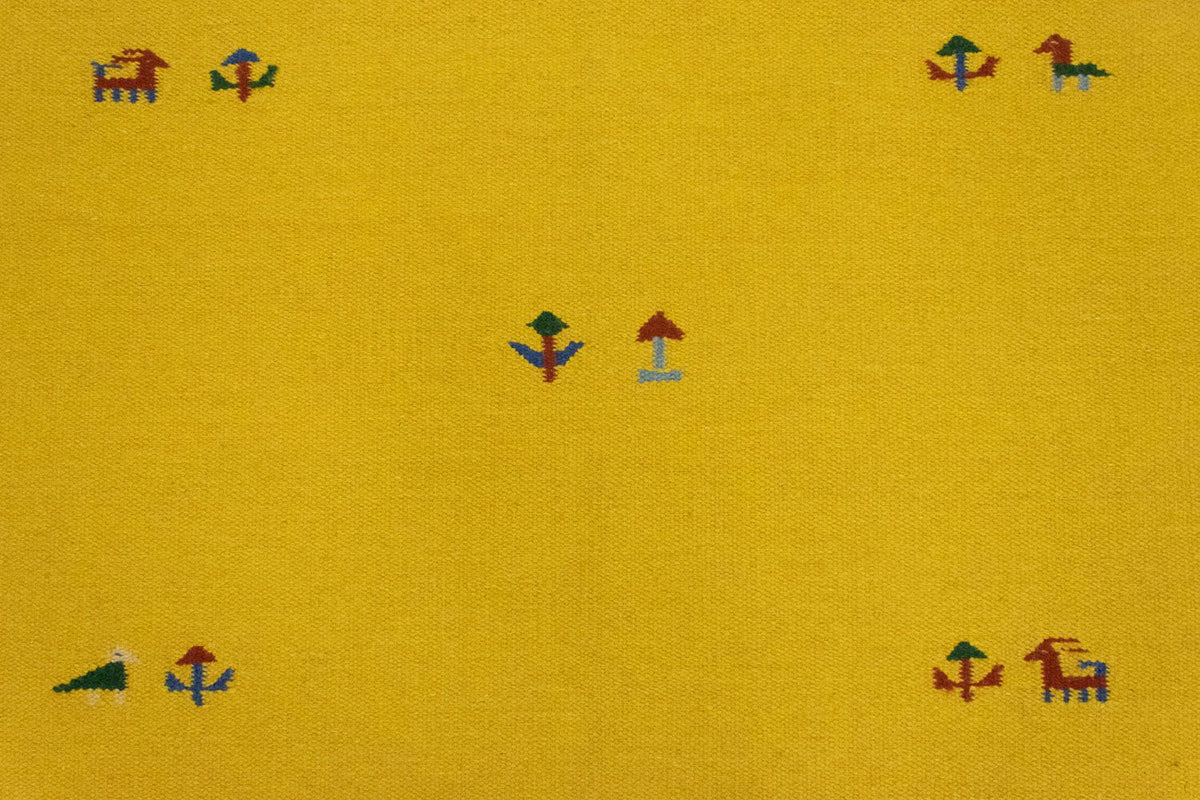 Kelim tapijt - Trendy - 180 x 120 cm - geel