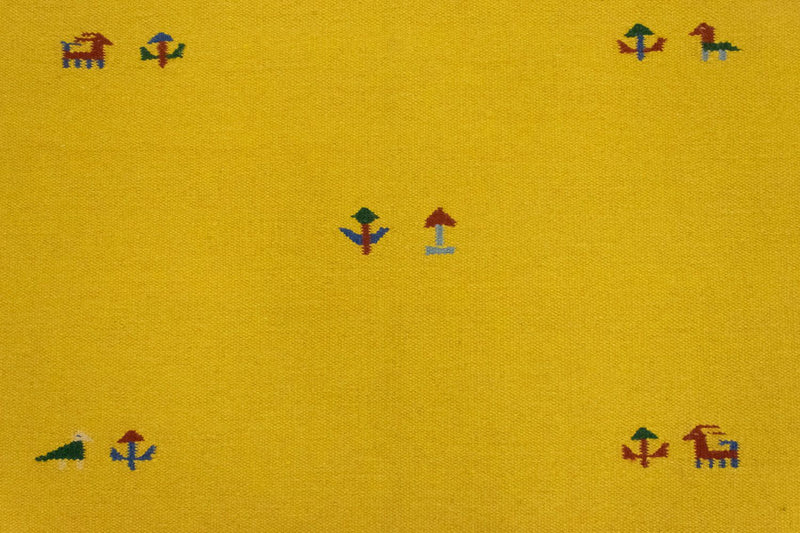 Kelim tapijt - Trendy - 180 x 120 cm - geel