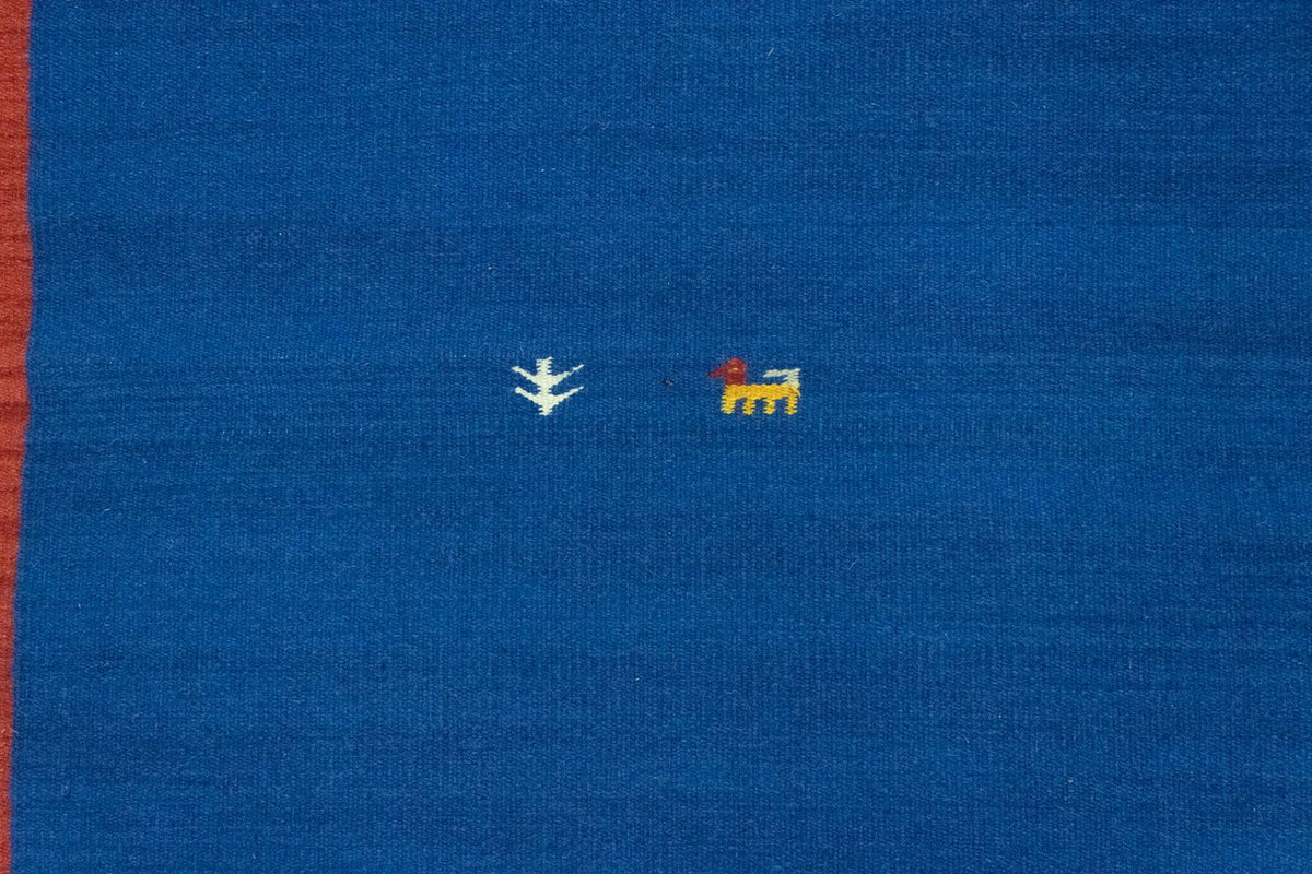 Kelim tapijt - Trendy - 180 x 120 cm - blauw