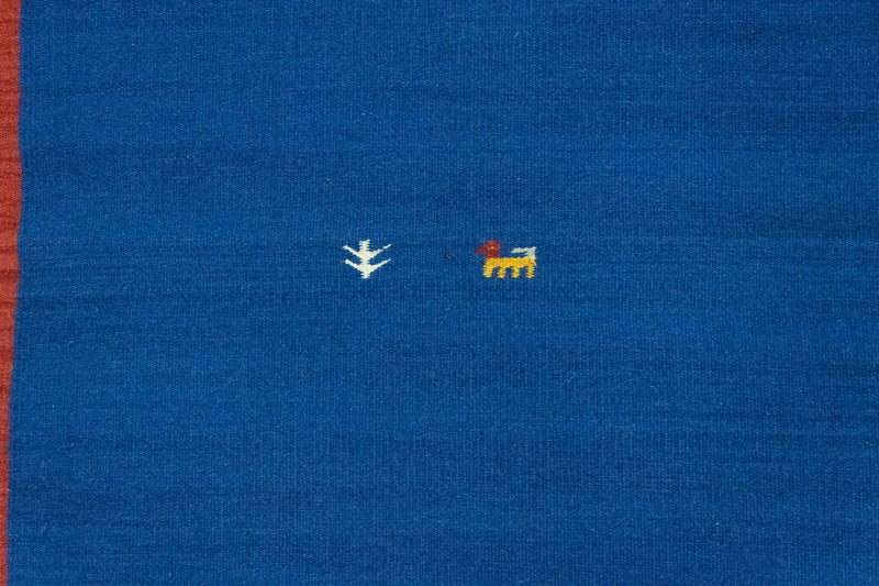 Kelim tapijt - Trendy - 180 x 120 cm - blauw