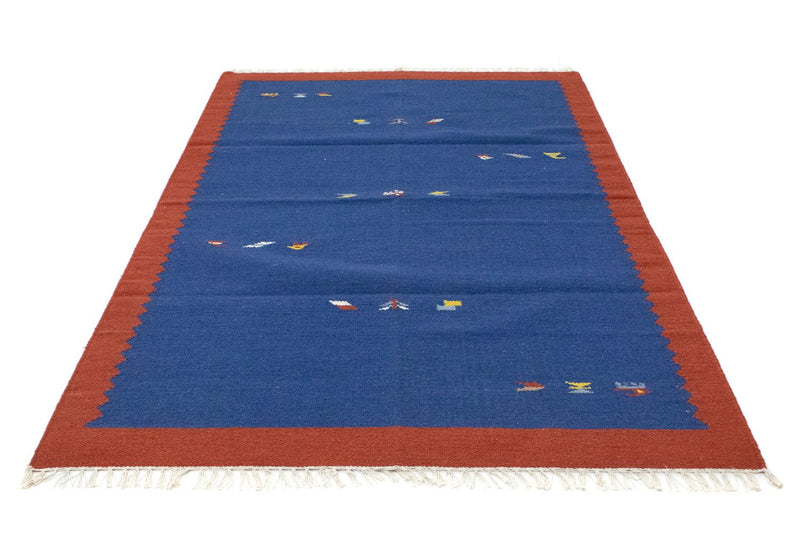 Kelim tapijt - Trendy - 180 x 120 cm - blauw