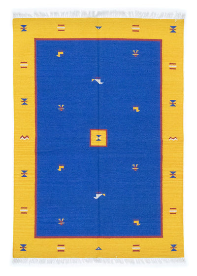 Moderne kilim Tapijt 140x200cm - Wollen tapijt