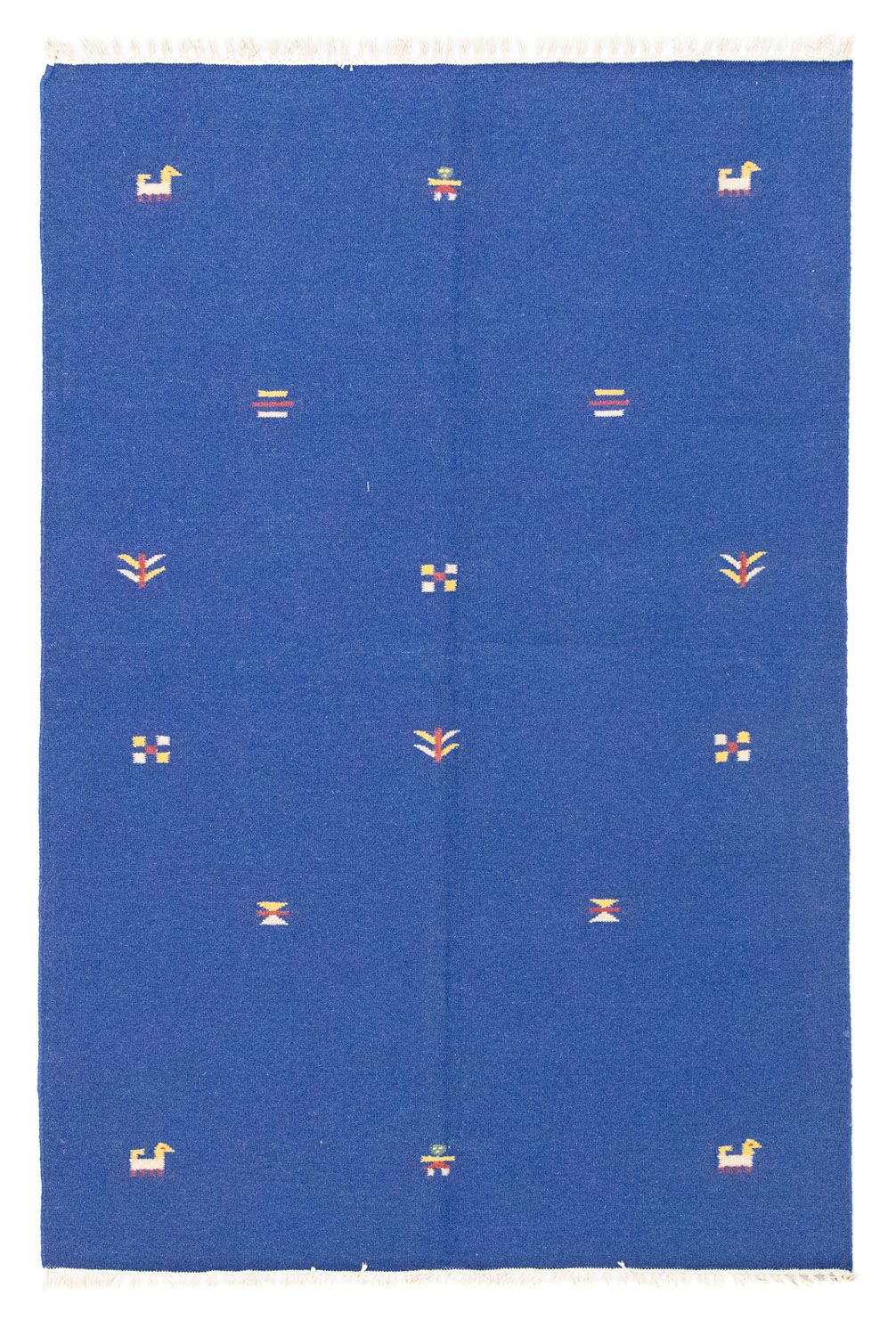 Kelim tapijt - Trendy - 200 x 140 cm - blauw