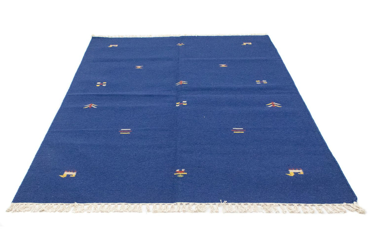 Kelim tapijt - Trendy - 200 x 140 cm - blauw