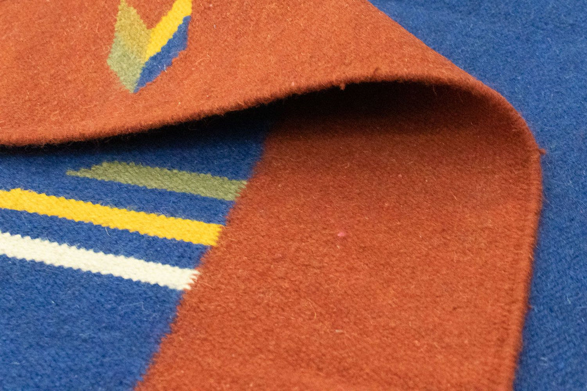 Kelim tapijt - Trendy - 300 x 200 cm - blauw