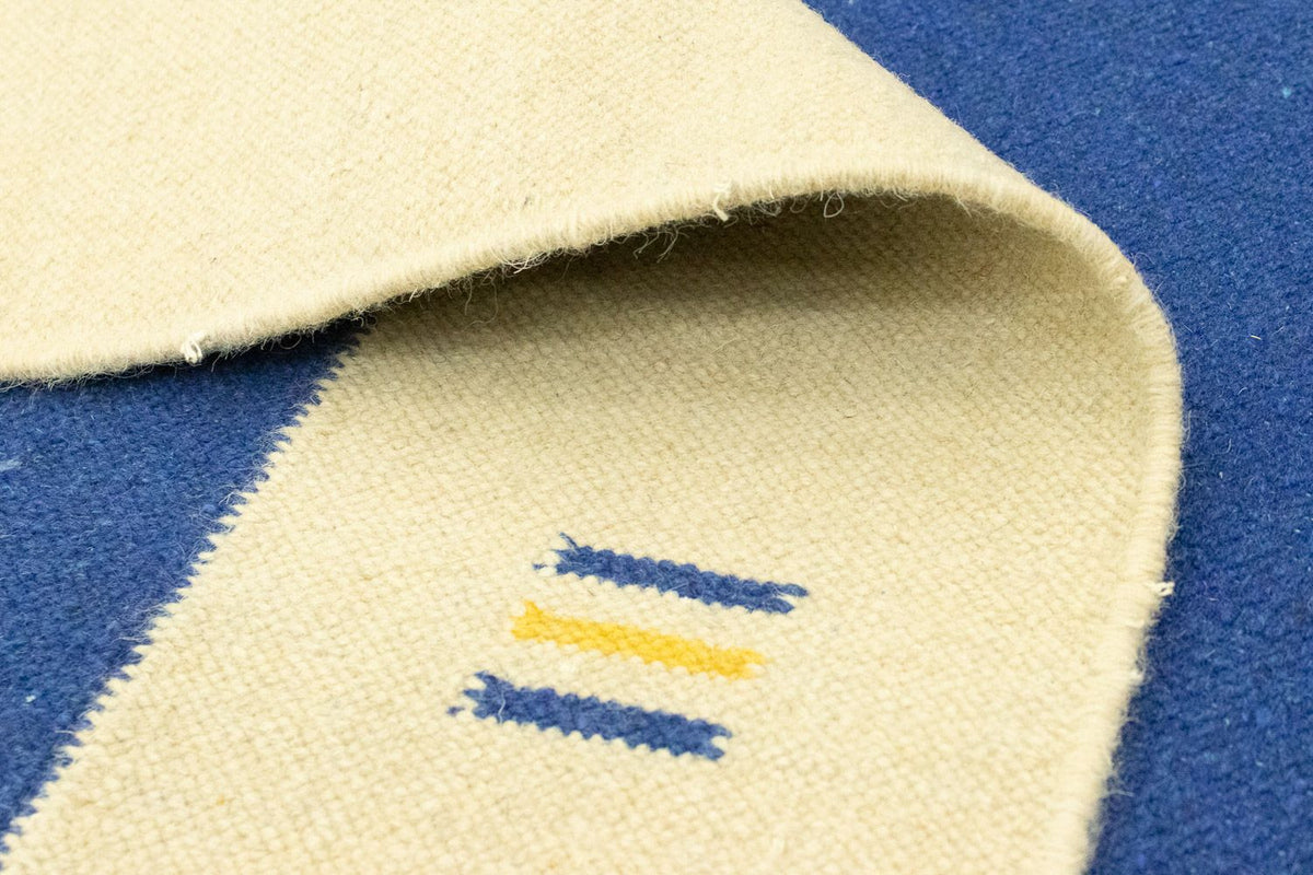 Kelim tapijt - Trendy - 300 x 200 cm - blauw