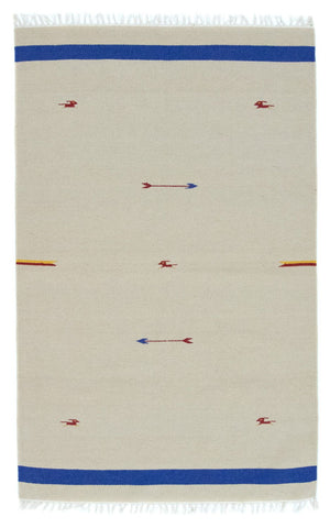 Kelim tapijt - Trendy - 180 x 120 cm - beige