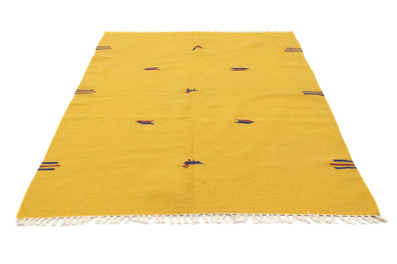 Kelim tapijt - Trendy - 200 x 140 cm - geel