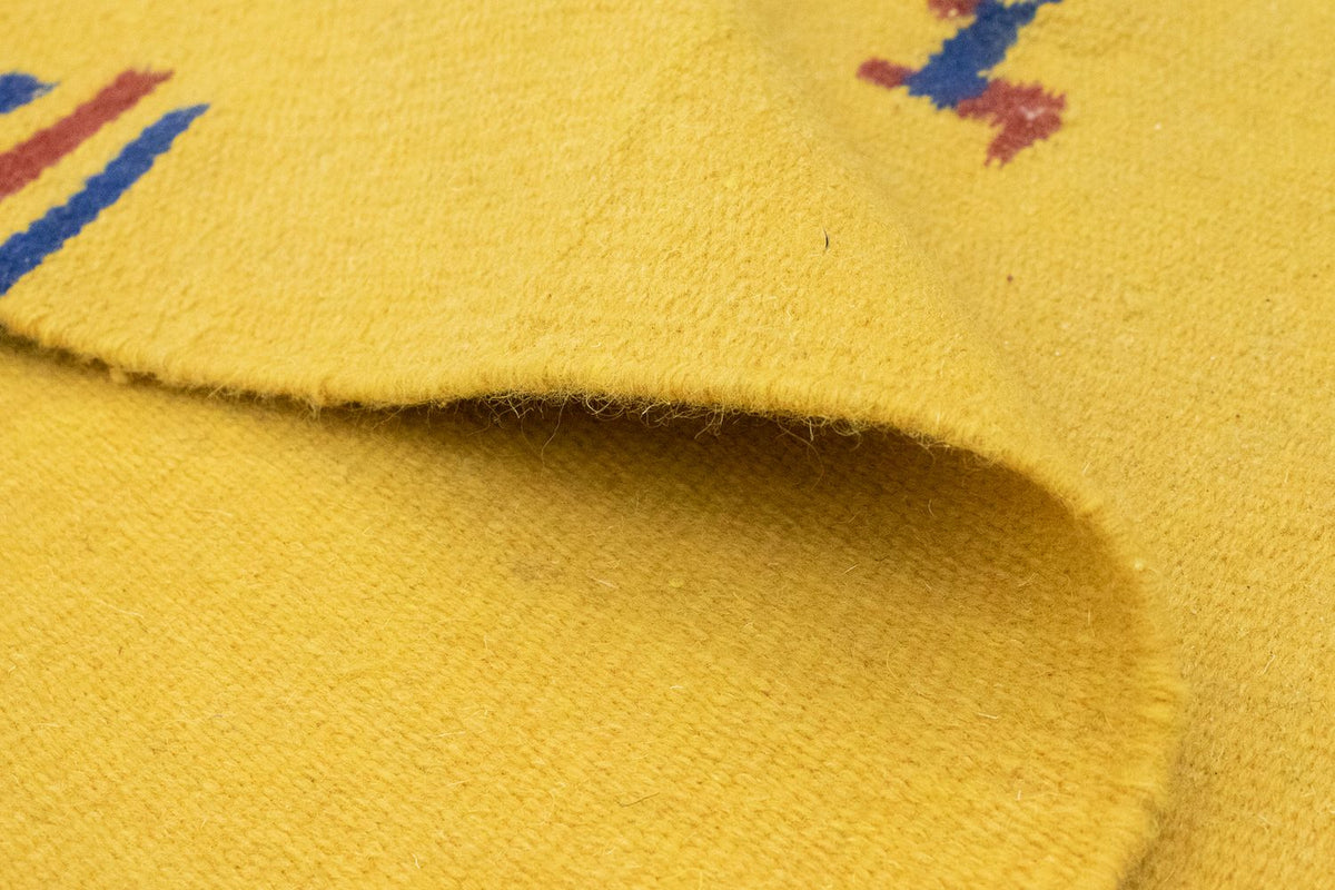 Kelim tapijt - Trendy - 200 x 140 cm - geel