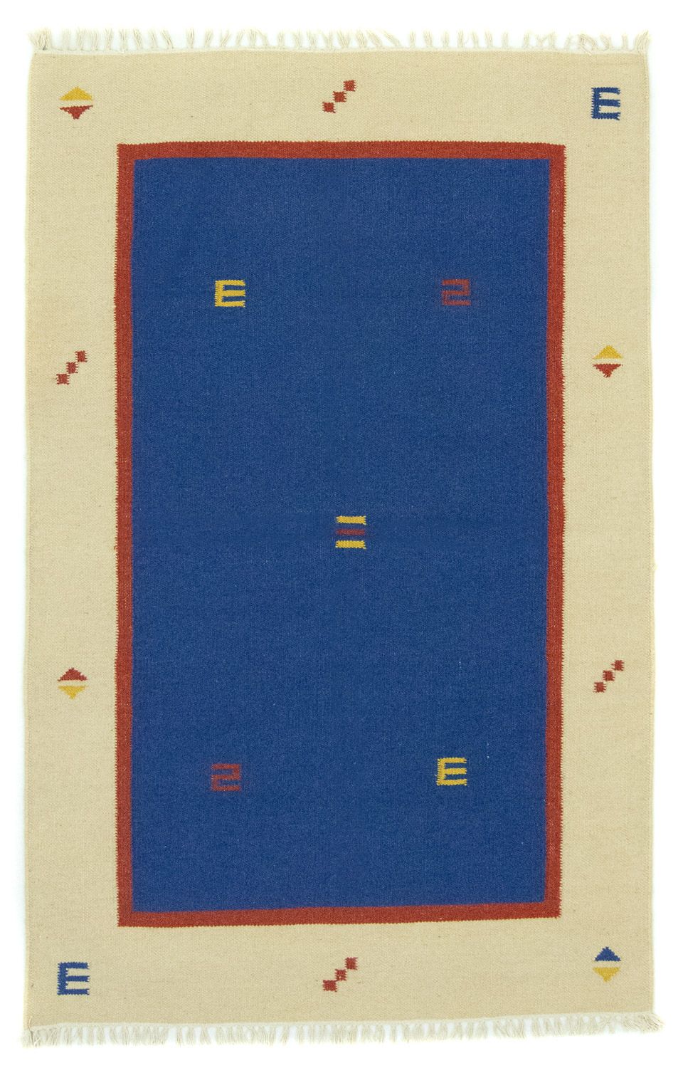 Kelim tapijt - Trendy - 180 x 120 cm - blauw