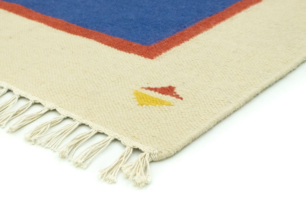 Kelim tapijt - Trendy - 180 x 120 cm - blauw