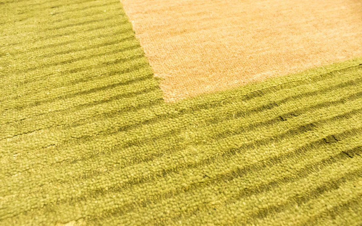 Wollen tapijt - 242 x 156 cm - oranje