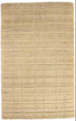 Wollen tapijt - 89 x 55 cm - beige
