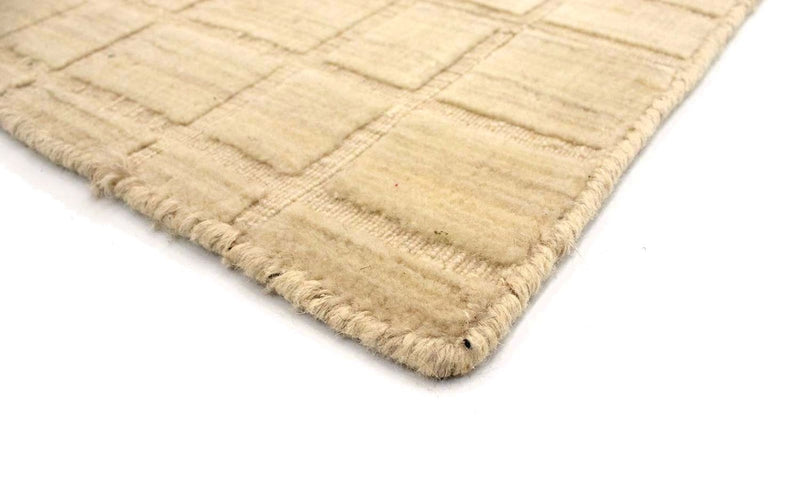 Wollen tapijt - 89 x 55 cm - beige