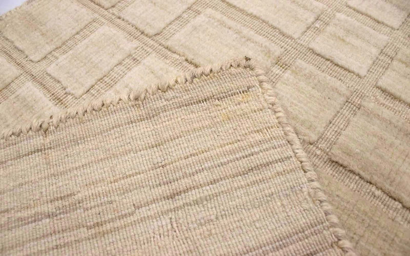 Wollen tapijt - 89 x 55 cm - beige