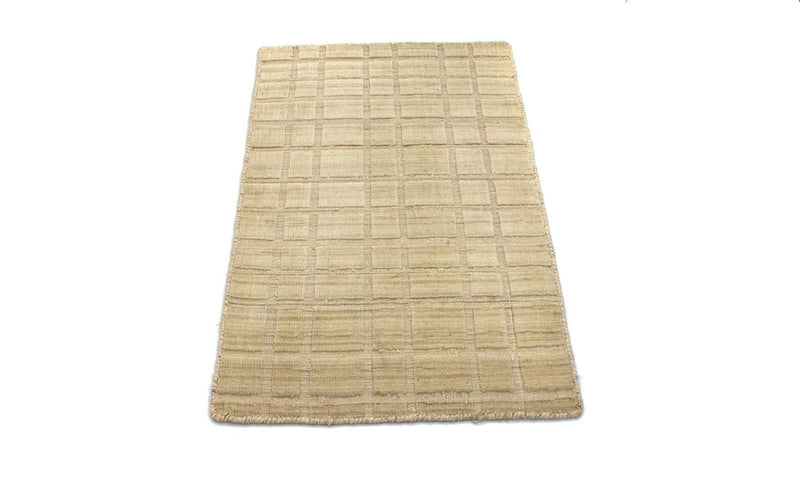 Wollen tapijt - 89 x 55 cm - beige