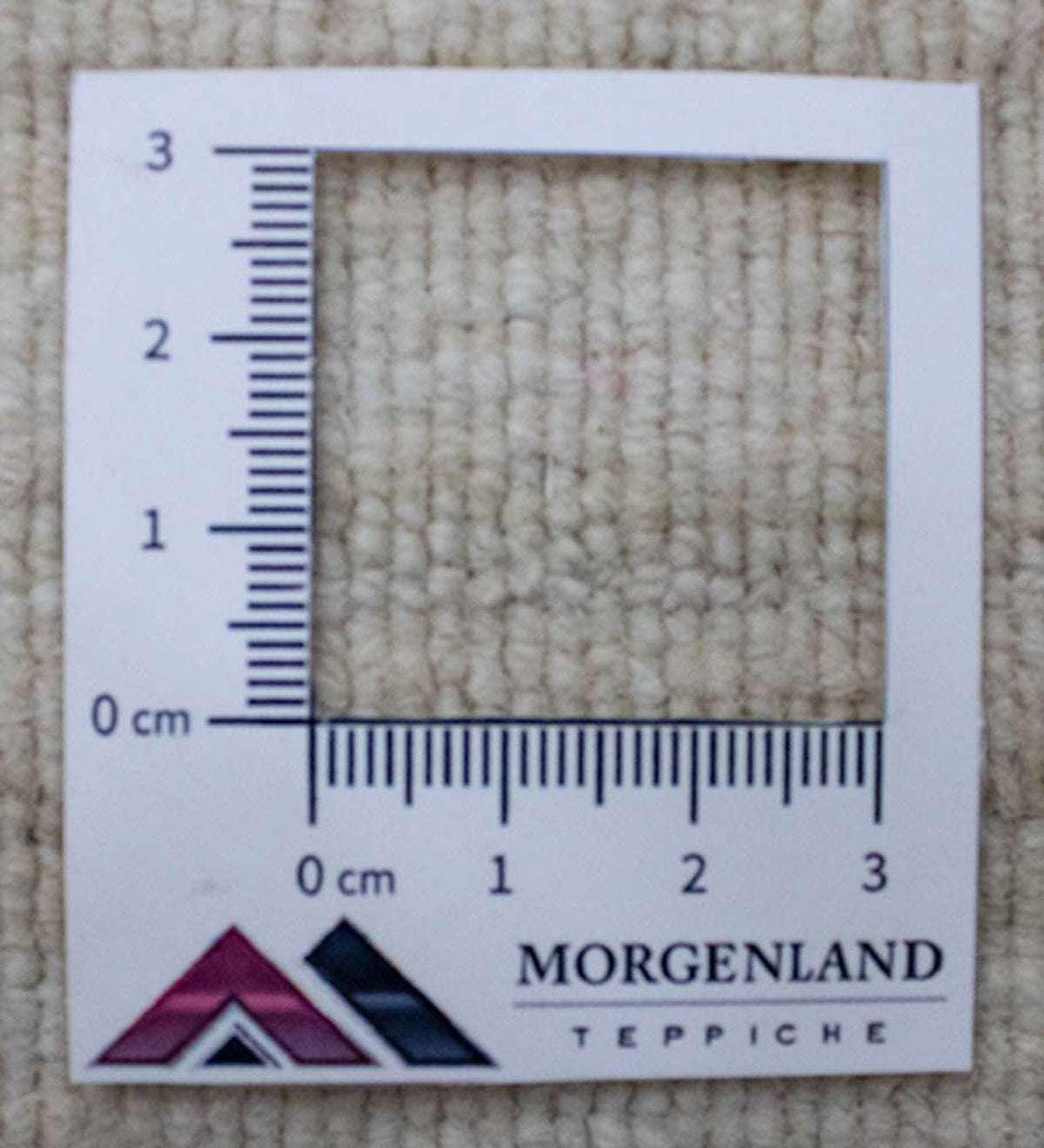 Wollen tapijt - 89 x 55 cm - beige