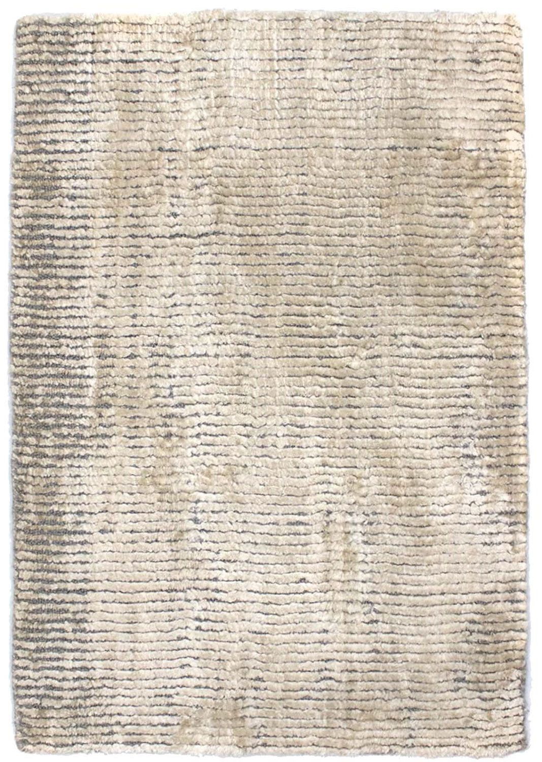 Viscose tapijt - 95 x 65 cm - beige
