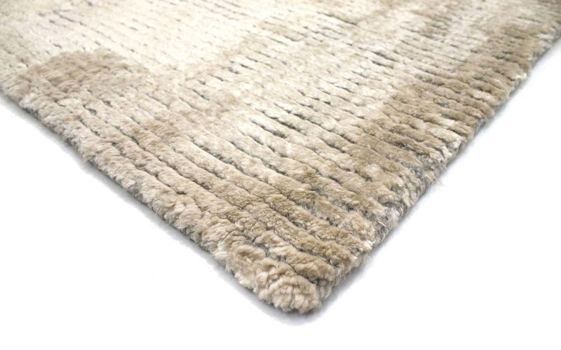 Viscose tapijt - 95 x 66 cm - beige