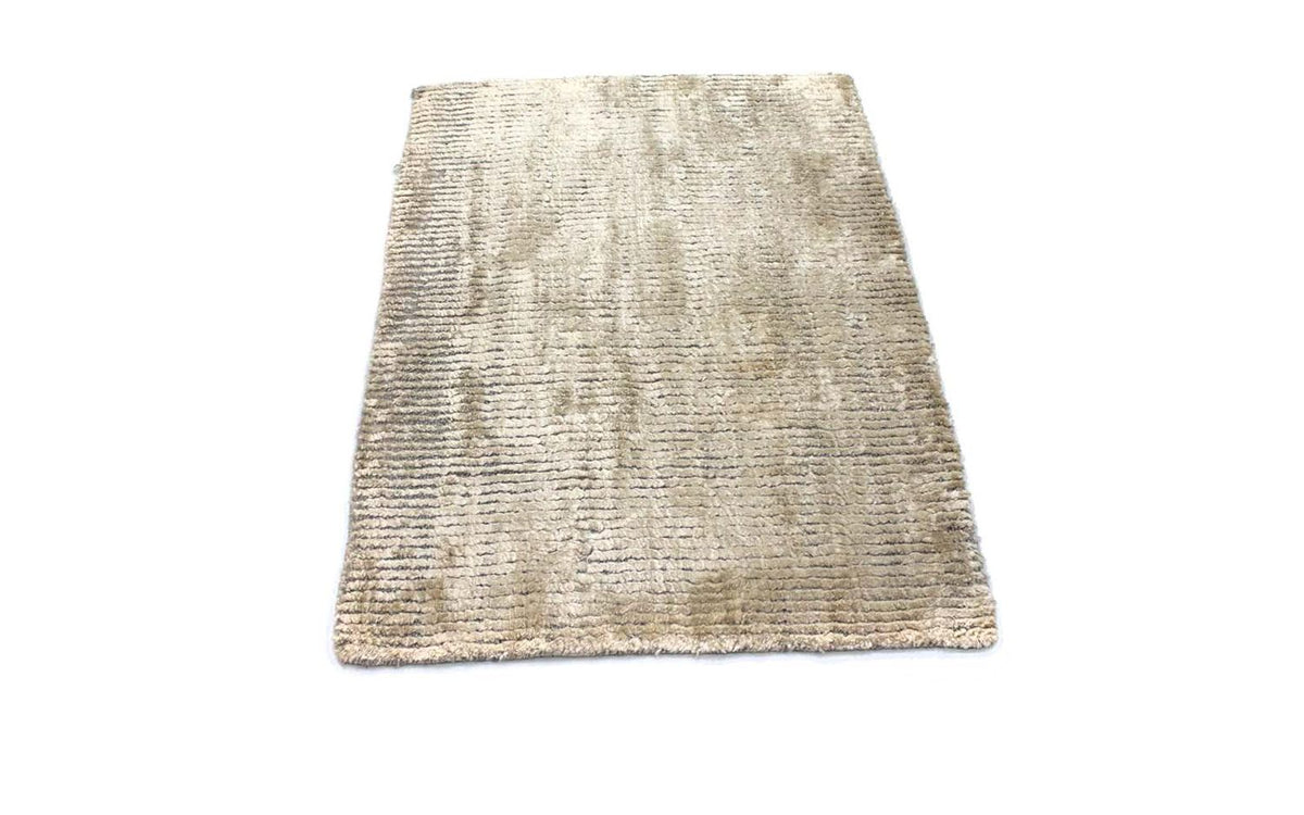Viscose tapijt - 95 x 66 cm - beige