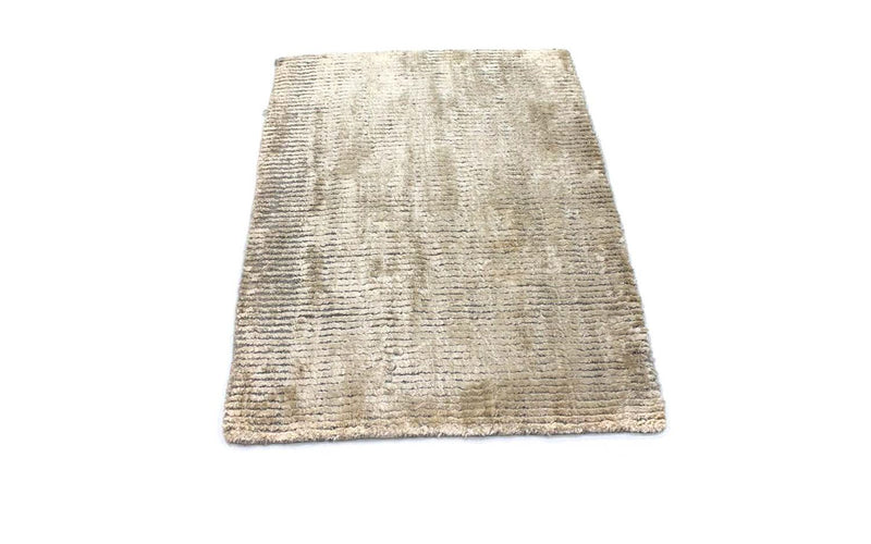 Viscose tapijt - 95 x 66 cm - beige