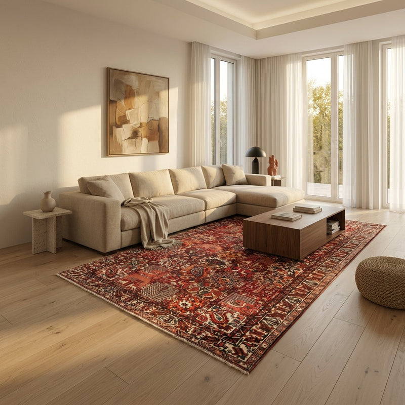 Bakhtiari Tapijt 306x201cm - Perzisch tapijt
