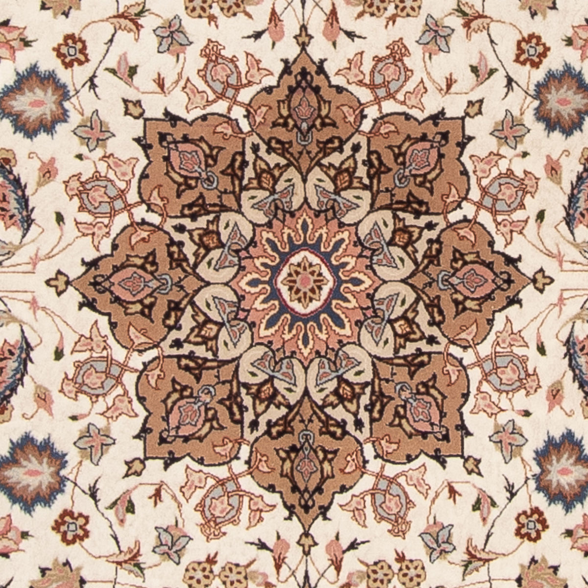 Perzisch tapijt - Tabriz - Royal - 214 x 149 cm - crème