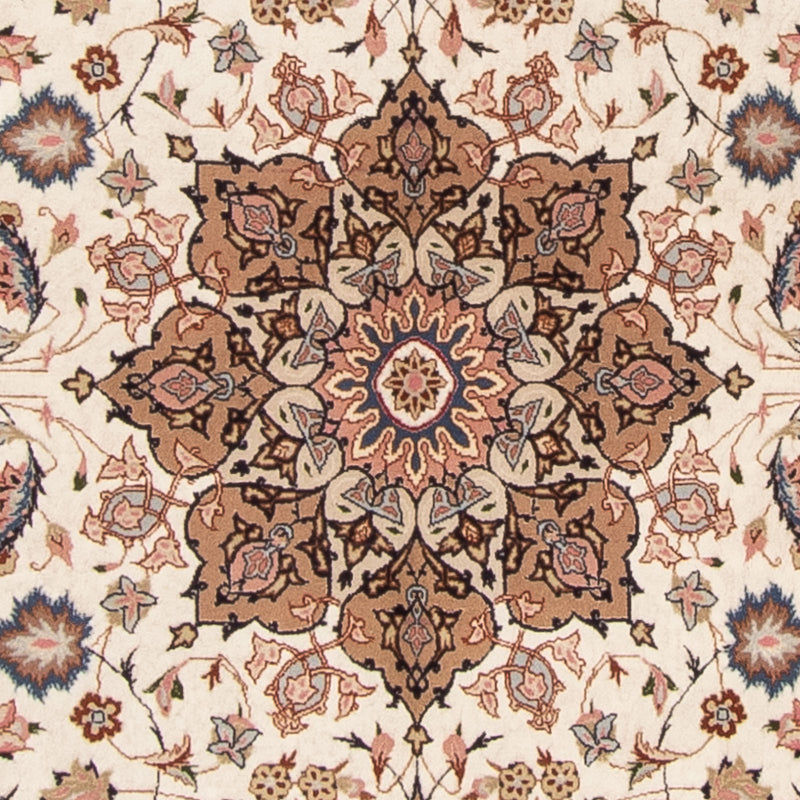 Perzisch tapijt - Tabriz - Royal - 214 x 149 cm - crème