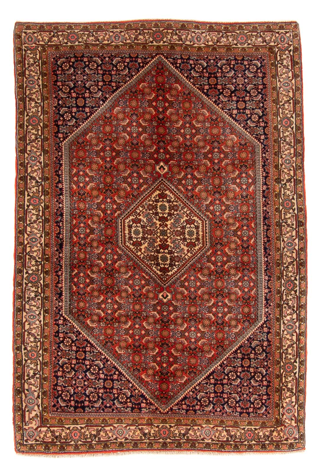 Perzisch tapijt - Bijar - 168 x 116 cm - rood