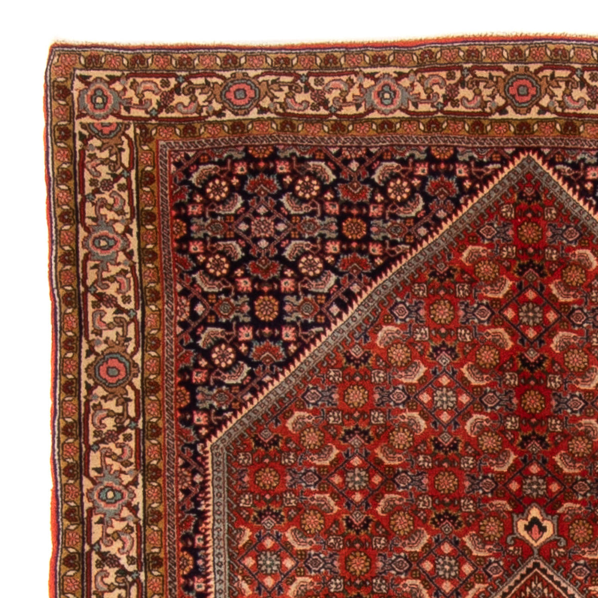Perzisch tapijt - Bijar - 168 x 116 cm - rood