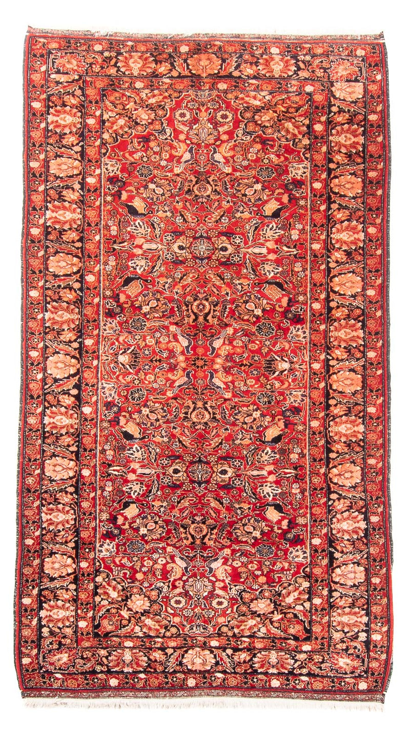 Loper Afghaans tapijt - 194 x 108 cm - rood