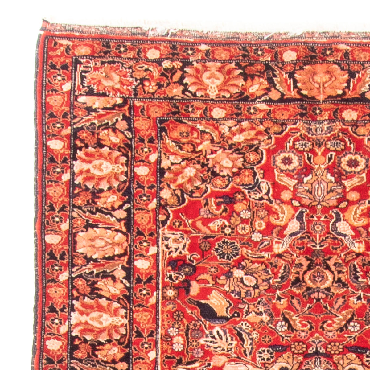 Loper Afghaans tapijt - 194 x 108 cm - rood