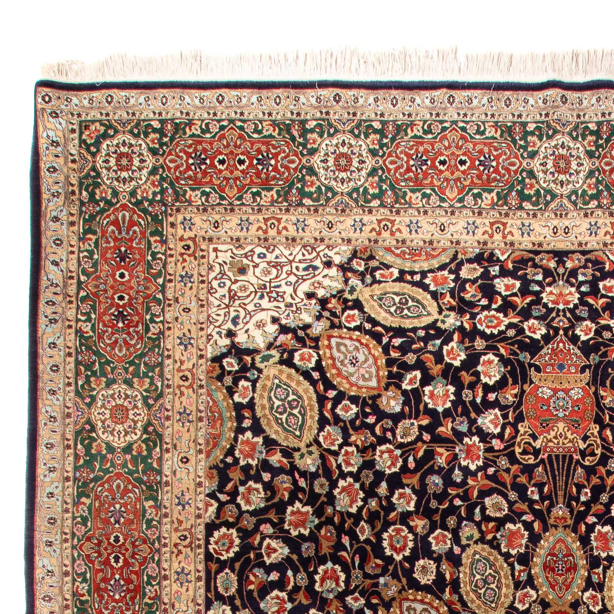 Perzisch tapijt - Klassiek - 399 x 293 cm - donkerblauw