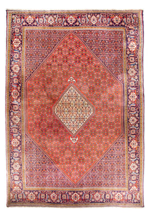 Perzisch tapijt - Bijar - 420 x 310 cm - terracotta