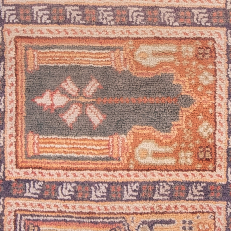 Zijden tapijt - Kayseri - 97 x 61 cm - veelkleurig