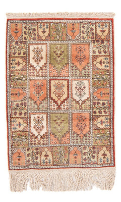 Oosters tapijt - Hereke - 59 x 45 cm - veelkleurig