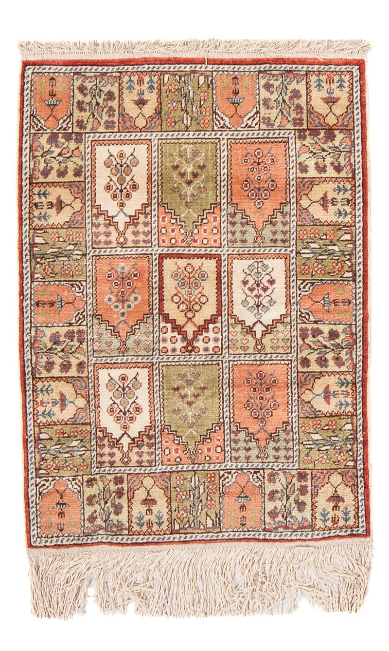 Oosters tapijt - Hereke - 59 x 45 cm - veelkleurig