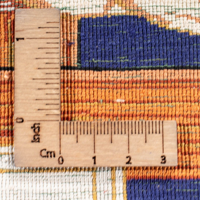 Zijden tapijt - Ghom Silk - Premium - 71 x 56 cm - donkerblauw