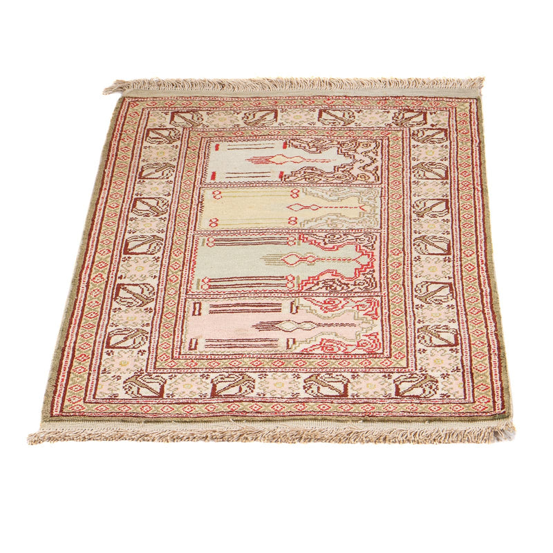 Oosters tapijt - Hereke - 61 x 41 cm - veelkleurig