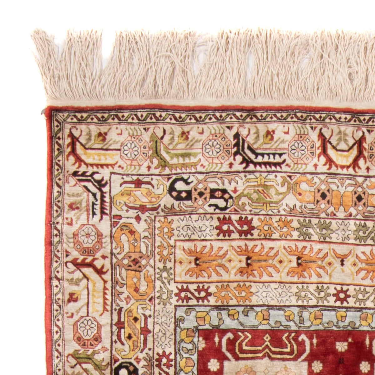 Oosters tapijt - Hereke - 119 x 72 cm - veelkleurig