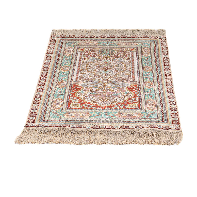 Oosters tapijt - Hereke - 91 x 62 cm - veelkleurig