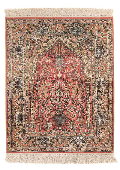Chinese zijde Tapijt 64x86cm - Oosters Tapijt