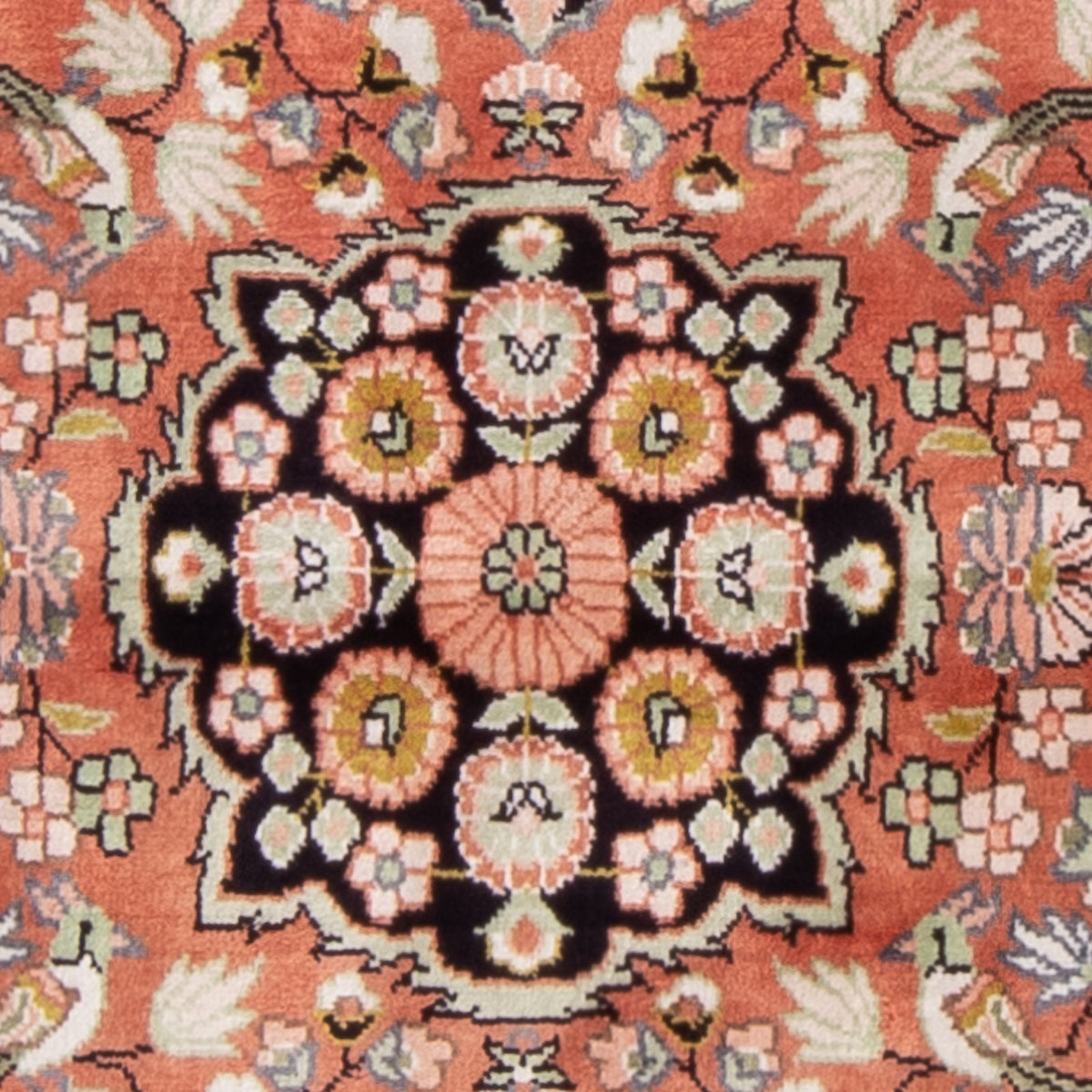 Zijden tapijt - China zijde - 93 x 62 cm - rood