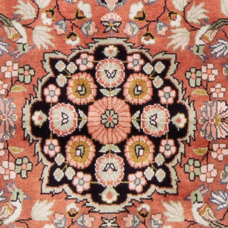 Zijden tapijt - China zijde - 93 x 62 cm - rood