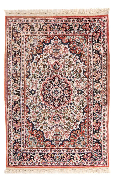 Chinese zijde Tapijt 63x91cm - Oosters Tapijt