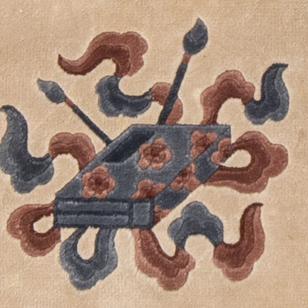 China Tapijt - 62 x 46 cm - beige