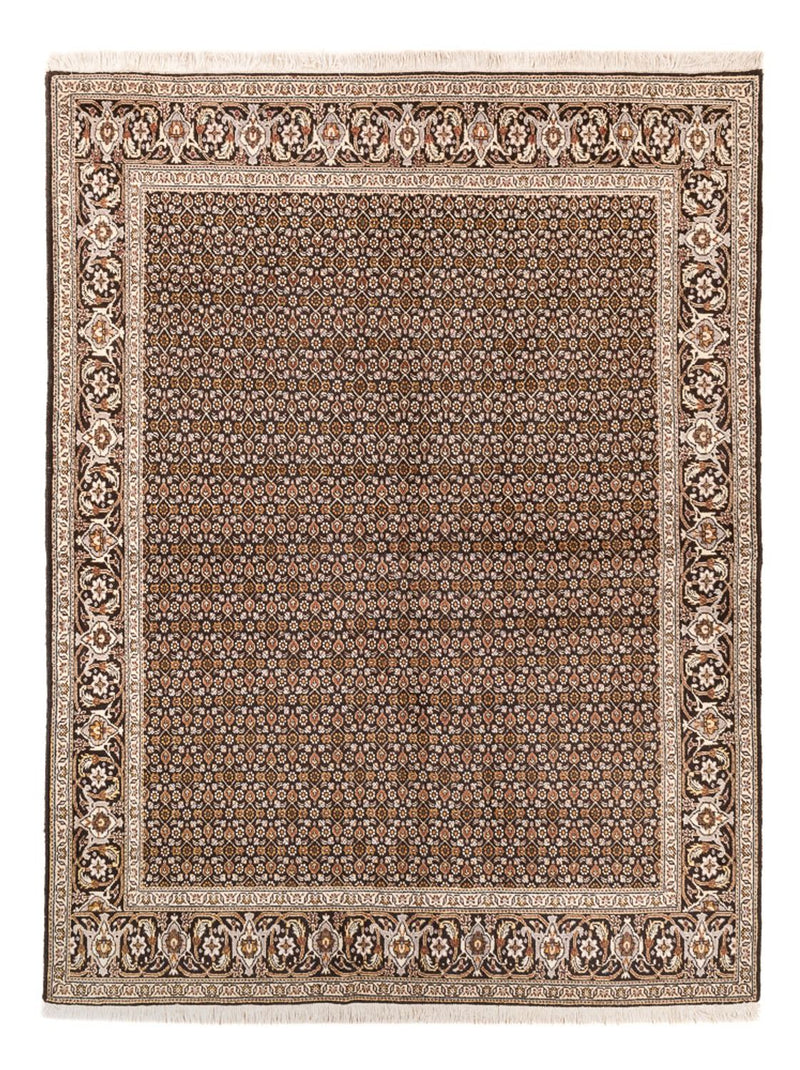 Perzisch tapijt - Tabriz - Royal - 195 x 154 cm - donker beige